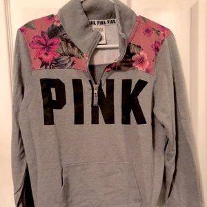 PINK Quarter Zip Sweater